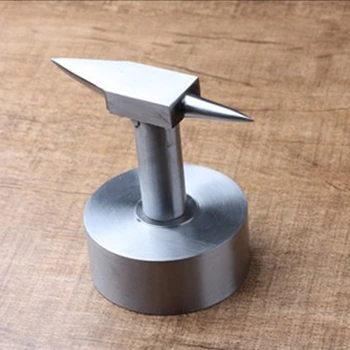 

Double Steel Horn Anvil with Wide Base Metalsmith Blacksmith Jewelry Processing Forming Shaping Equipment