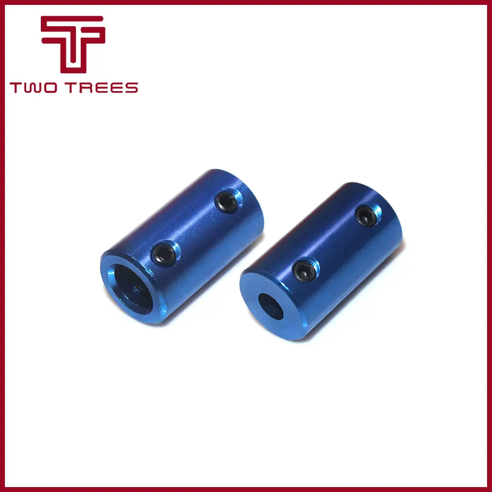 5x8mm 5x5mm 8x8mm Blue Aluminum Alloy Flexible Shaft Coupler D14 L25 5mm to 8mm 5 to 5mm Shaft for Motor Shaft Model Coupling (2)