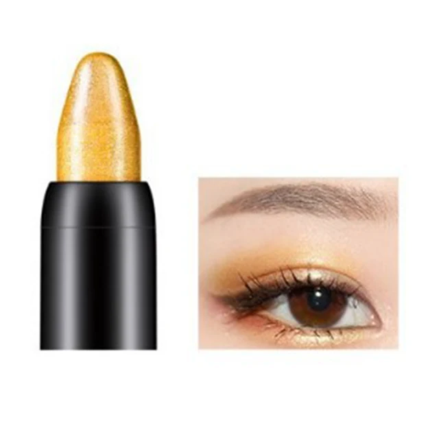 Pearlescent Silkworm Eyeshadow Pen Lasting Waterproof And Not Blooming Shiny Pearlescent Gel Pen 15 Color Eye Shadow Pen F