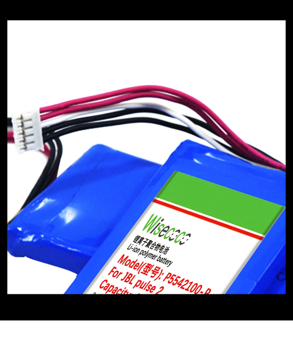 Wisecoco P5542100-P 6000 мАч аккумулятор для J BL 2017DJ1714, APJBLPUESE3, импульсный 3 высококачественный аккумулятор