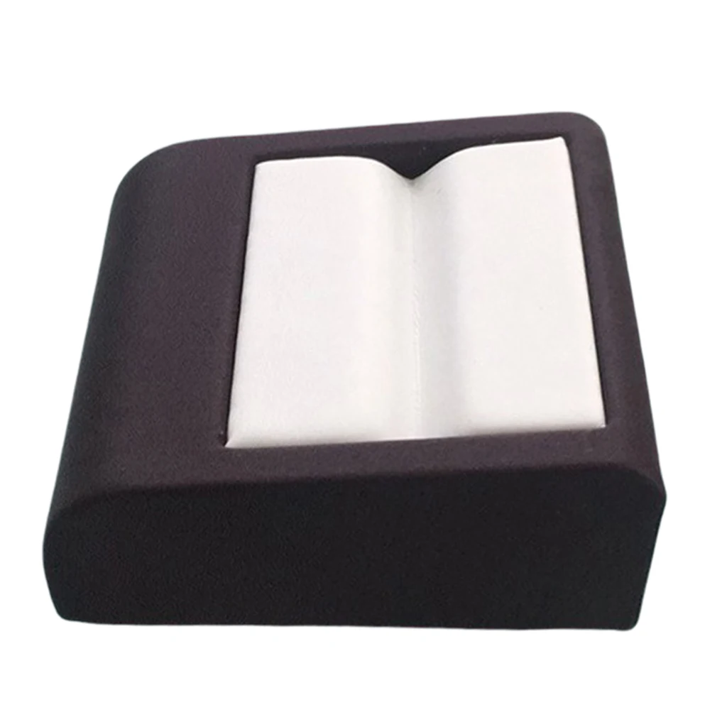 Handmade Wooden Gemstone Ruby Display Box Diamond Crystal Storage Case White