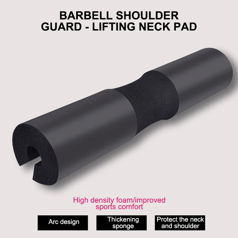 45x10CM Foam Barbell Pad Cover for Gym Weight Lifting Cushioned Squat Shoulder Back Support Neck& Shoulder Protective Pad