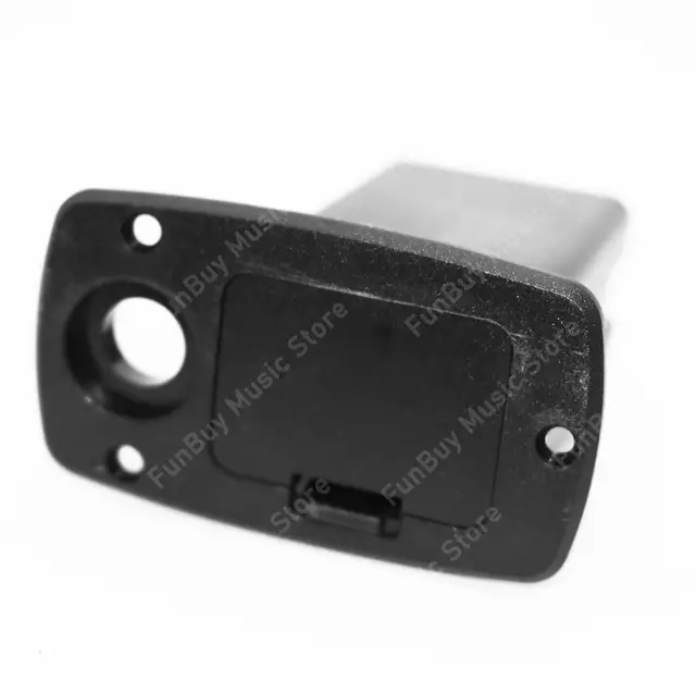 Scatola Batteria Per Pickup Chitarra - Orizzontale, 9V, Con Cavi, Materiale ABS Nero - Foto 1