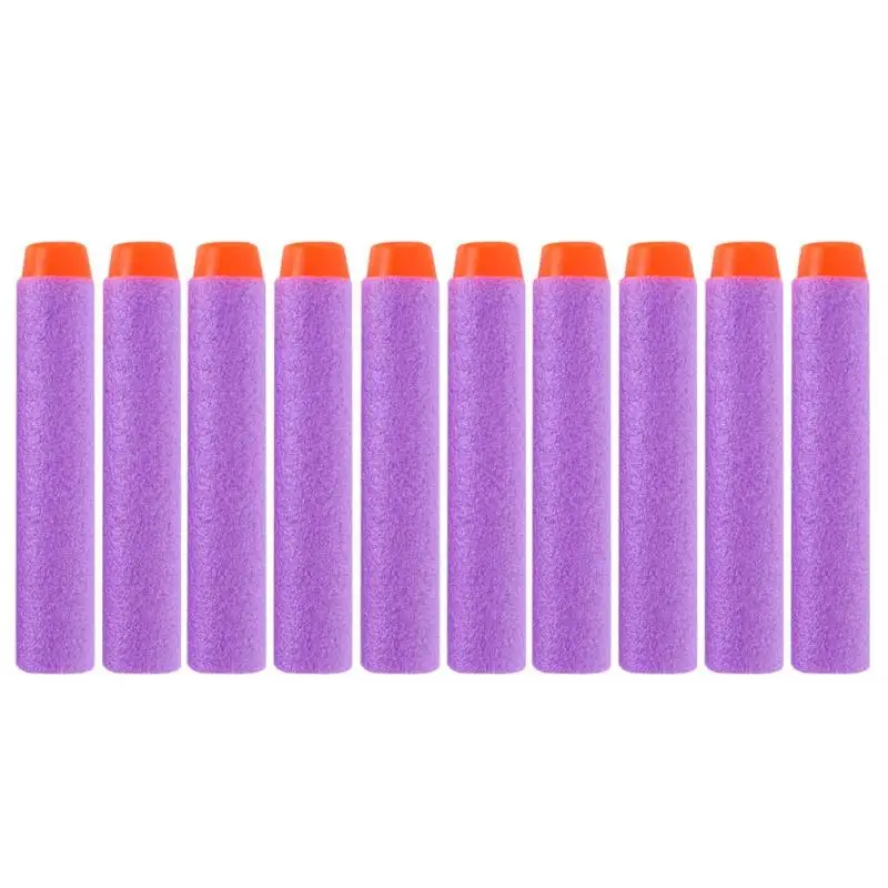 Для Nerf игрушки Стрельба Цель Дети звуковой светильник стрельба игры Высокая точность забивание Авто Сброс электрический пистолет цель аксессуары - Цвет: 100pcs purple