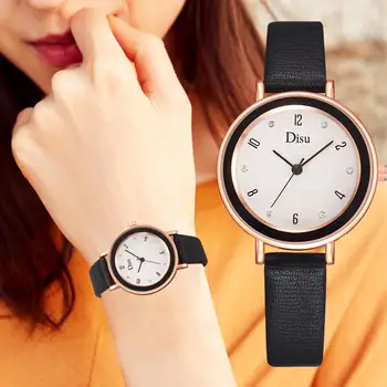 

Women's Watch Fashion Luxury Leather Creative Watch Ladies Quartz Watch Women Reloj Mujer Women Wrist Watches Relogio Feminino