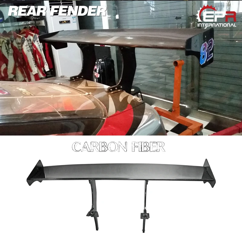 Car Accessories For Nissan 180SX Type A Carbon Fiber GT Spoiler (Fit on the trunk) Glossy Fibre Rear Wing Racing Boot Lid Kit | Автомобили
