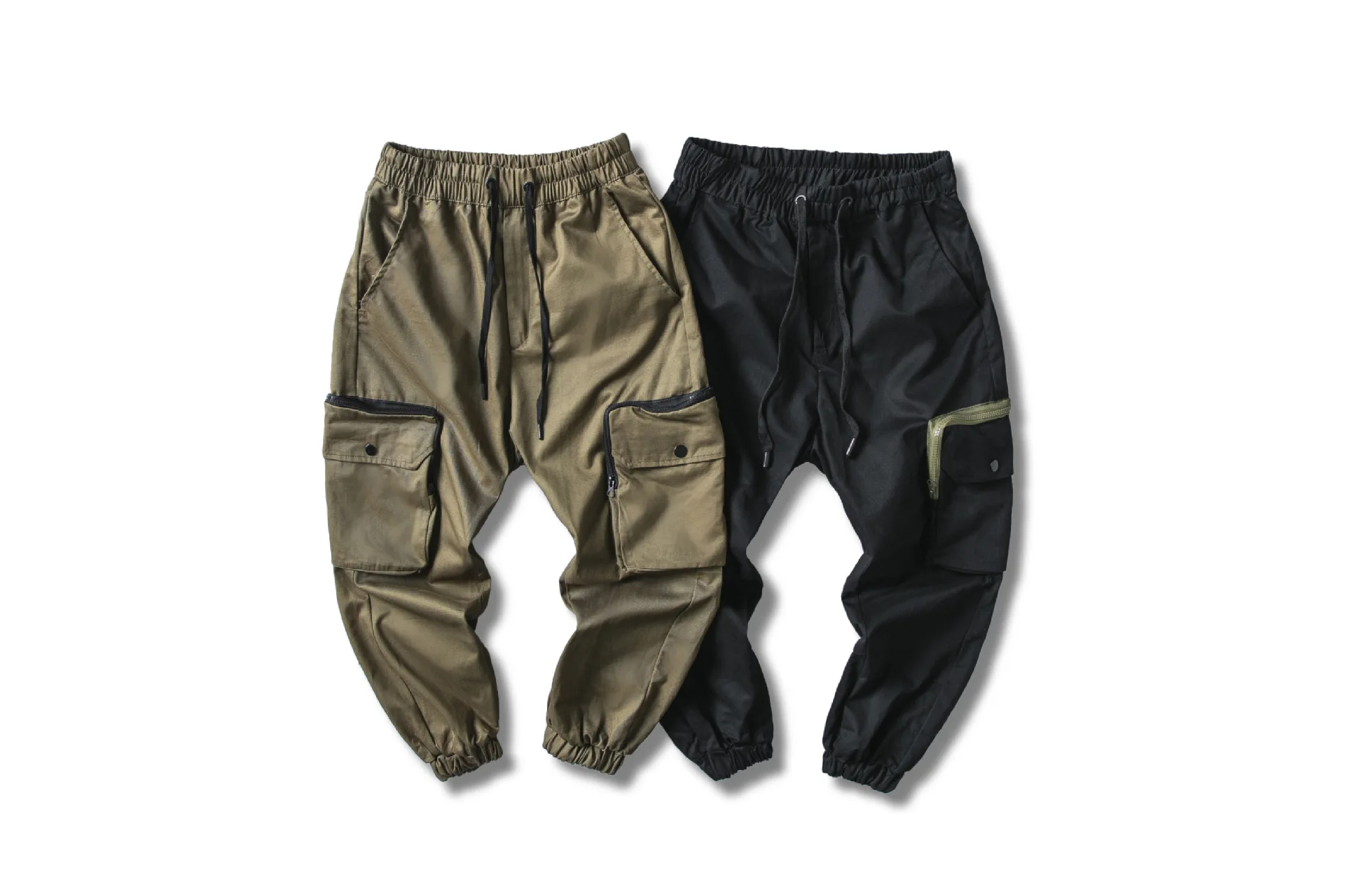 

Wu Navigation Japanese-style Versatile Popular Brand Bib Overall Men's Loose-Fit Spring Men Casual Sports Capri Ankle Banded Pan