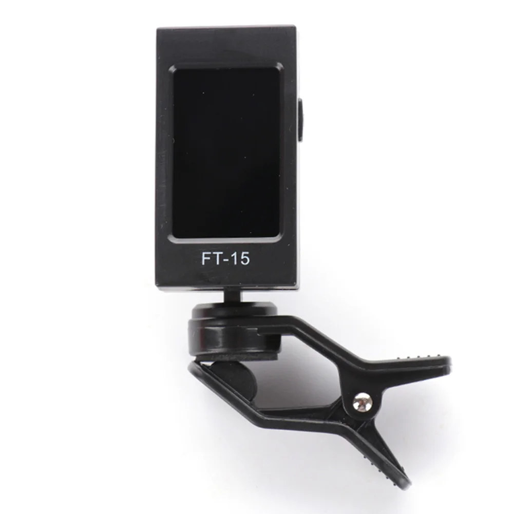 Universal Portable FT-15 Clip-on Electric Tuner for Guitar Chromatic Bass Violin Ukulele