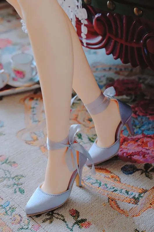1/3 BJD кукольные туфли шелковые туфли на высоком каблуке подходящие для 1/3 BJD туфли в кукольном стиле однотонные туфли на высоком каблуке DD SD16 DZ