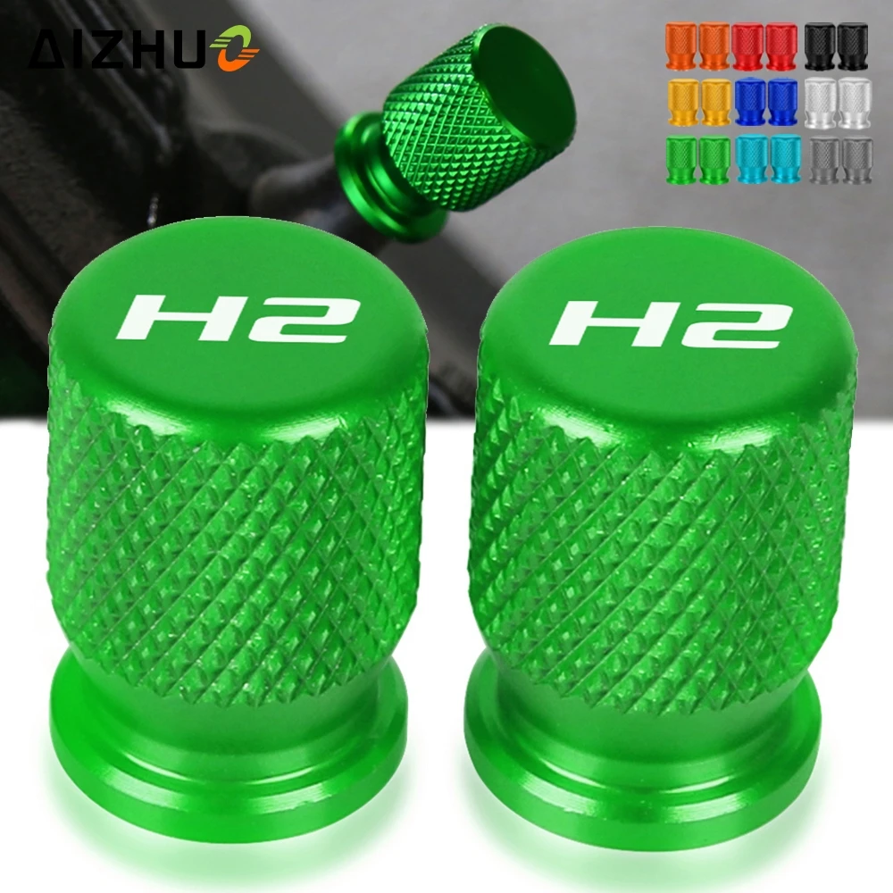 

Motorcycle Vehicle Wheel Tire Valve Stem Caps Cover Accessories Universal FOR KAWASAKI H2 H2R 2015-2016 ZH2 2019 2020 2021 Zh2