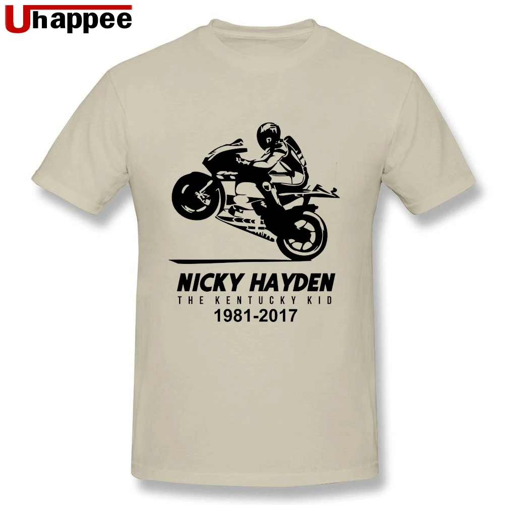 80s Стиль панк Rock1981 Ники Хэйден 69 топы, футболки Men'sItalia бренд короткий рукав подростков футболка для высоких мужчин - Цвет: Natural