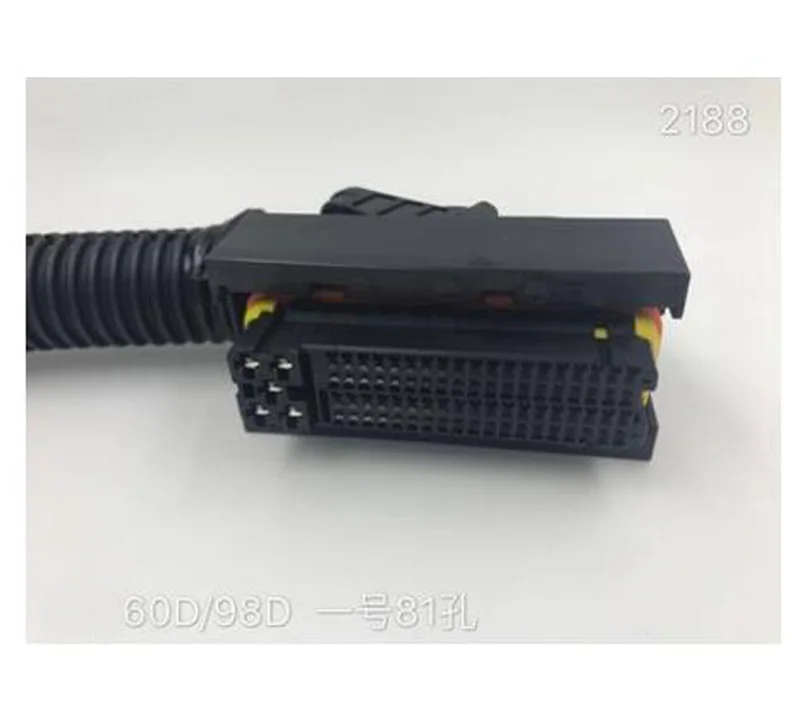 60D/98D Одиночный насос EDC компьютерная плата вилка и розетка жгут 40 отверстие линия 81 отверстие для двигателя Deutz - Название цвета: A