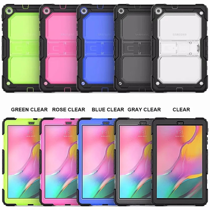 Чехол для Samsung Galaxy Tab A 10,1 SM-T510 T515 чехол на шею детский безопасный резиновый силиконовый ударопрочный стойка для брони