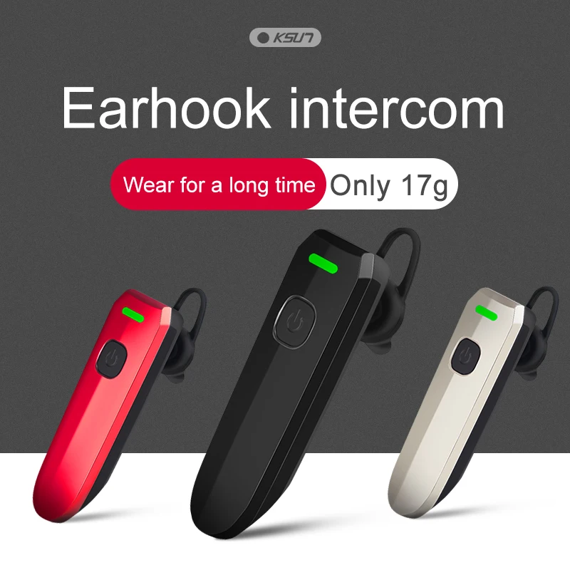 KSUN-walkie-talkie X-V30 con Bluetooth, llamada inalámbrica, Mini intercomunicador intrauditivo para exteriores
