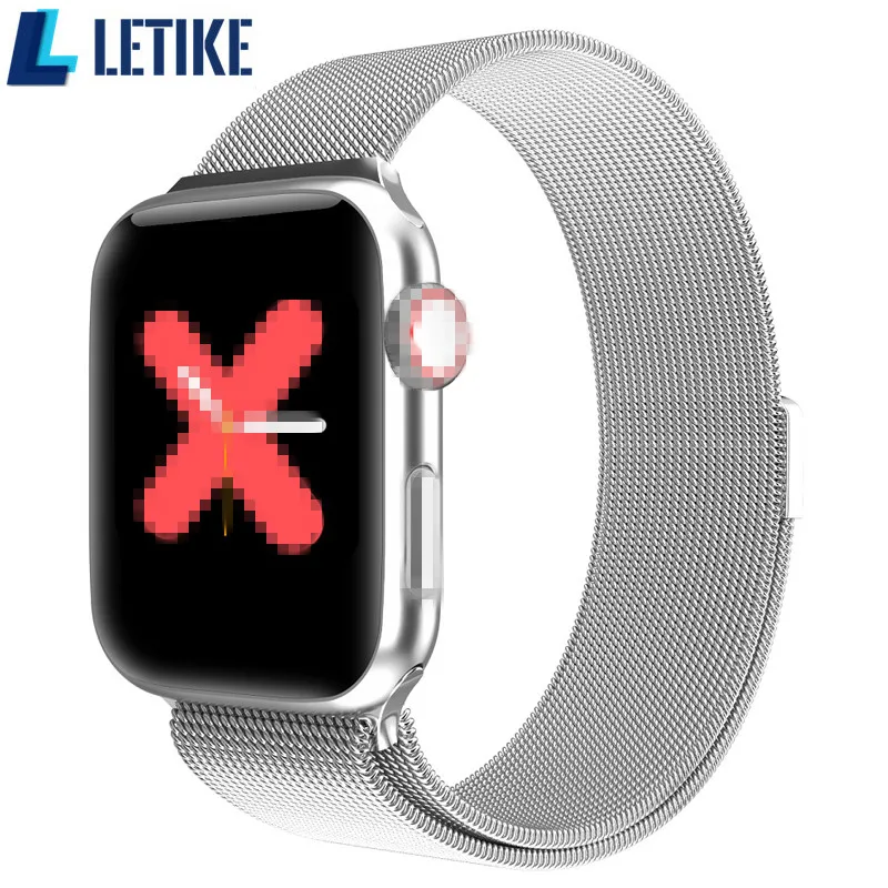 Женские Смарт часы Letike W58pro спортивные фитнес трекер с ремешком миланским петлей