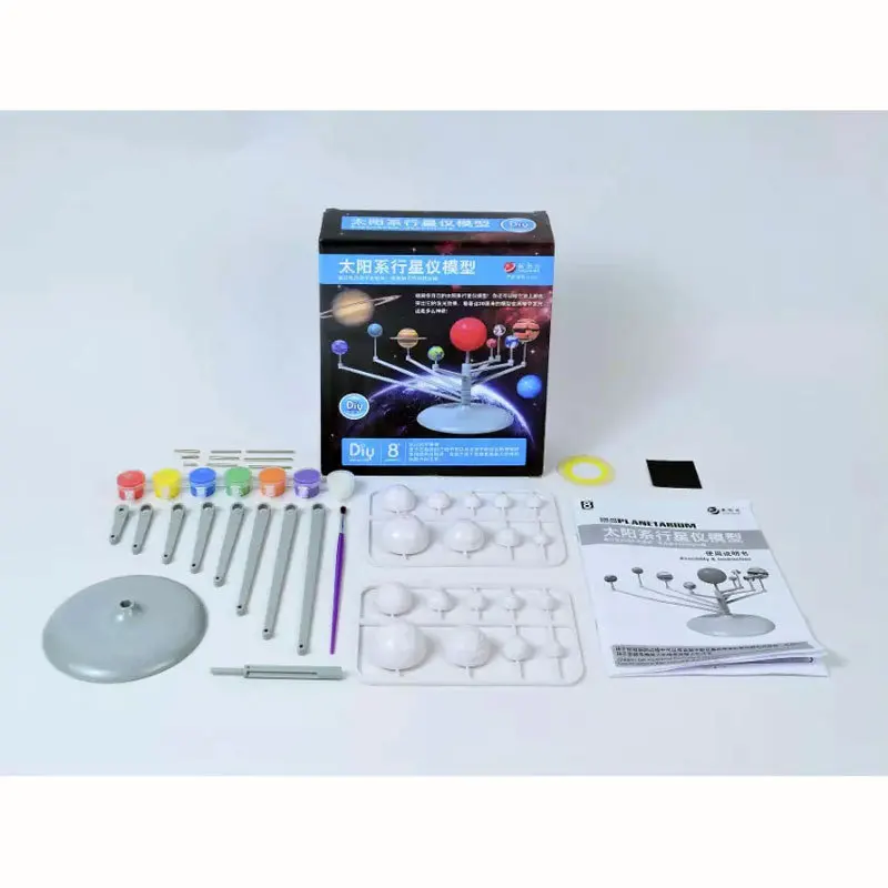 

Assembled DIY Solar System Primary School STUDENT'S Planets Planet Instrument Celestial Model Eight Or Nine Science And Technolo