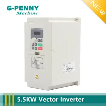 

High frequency 380v 220v Variable Frequency Drive 5.5kw VFD Vector Inverter Motor Speed Control 0-1000Hz Frequency Converter