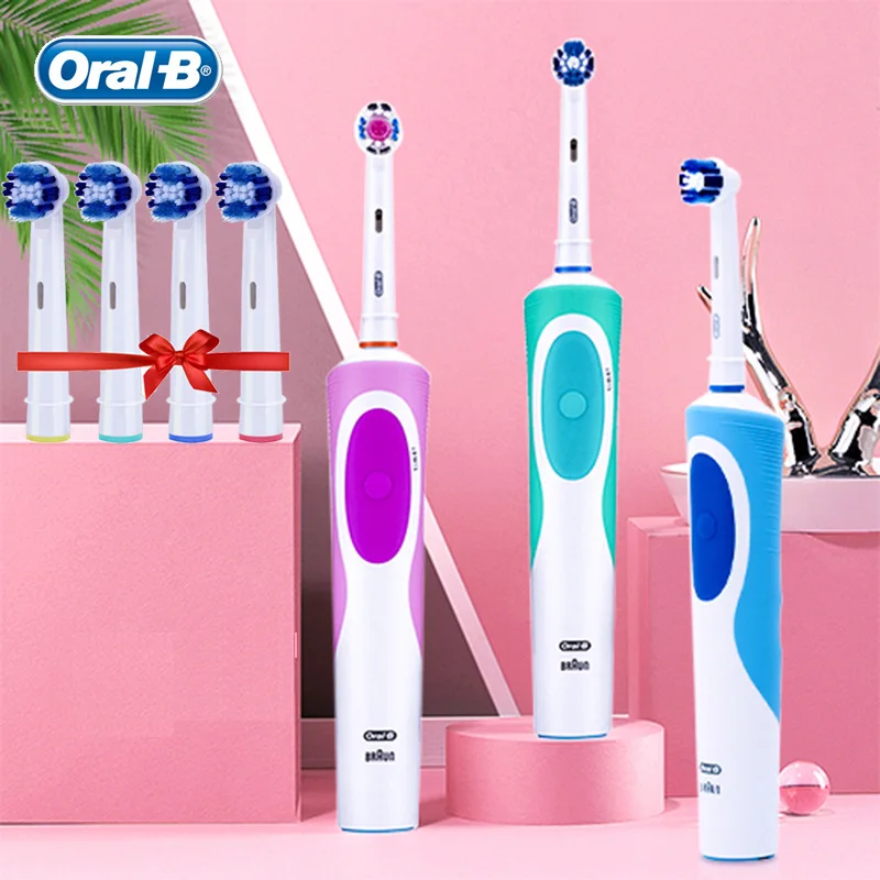 Oral B Vitality Electric Toothbrush Rotating Rechargeable Automatic Timer 1 Toothbrush Handle 1 Brush Head Pro 500 Series Braun Oral B Vitality Electric Toothbrush Rotating Rechargeable Automatic Timer 1 Toothbrush Handle 1 Brush Head Pro 500 Series Braun