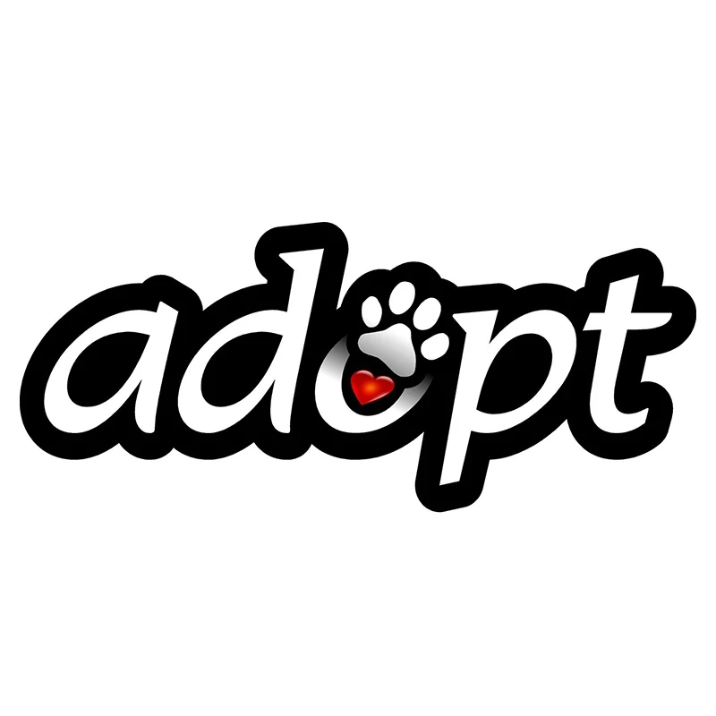 Creative Adoption Pet Personalized Car Stickers PVC Body Exterior Accessories Motorcycle Laptop Decoration Waterproof Auto Decal |