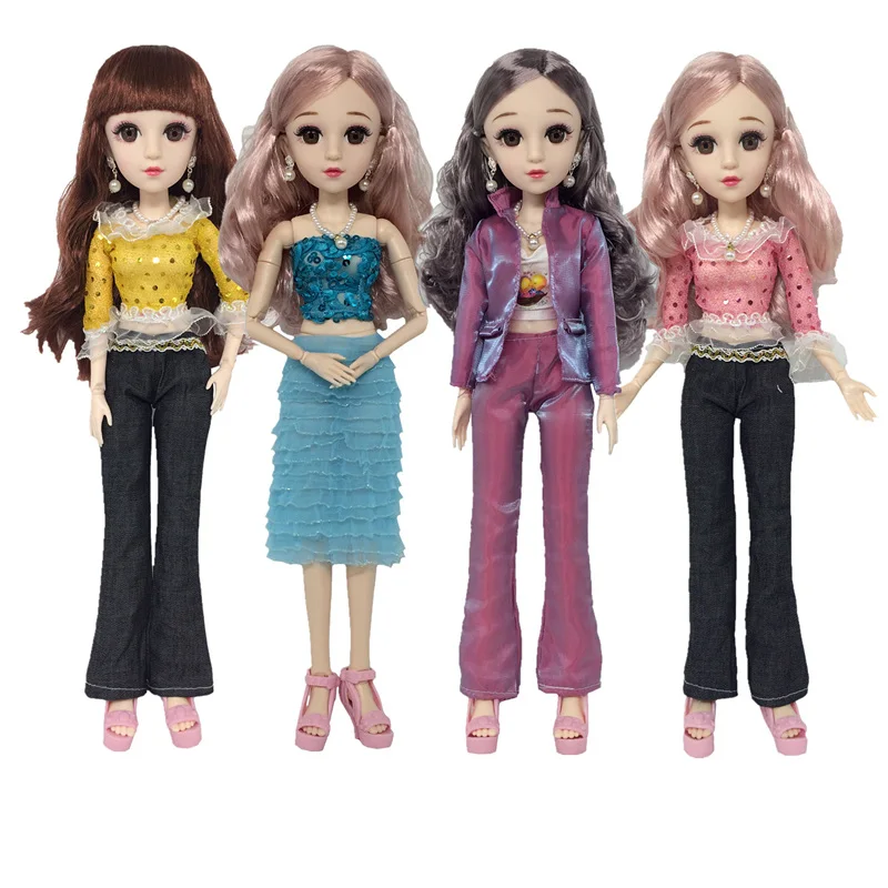 Bjd кукла 1/4 голова с голубым глазом для 45 см Кукла DIY игрушка BJD пользовательский макияж 22 шарнира 18 дюймов Кукла детские игрушки для девочек 18 мм глаза