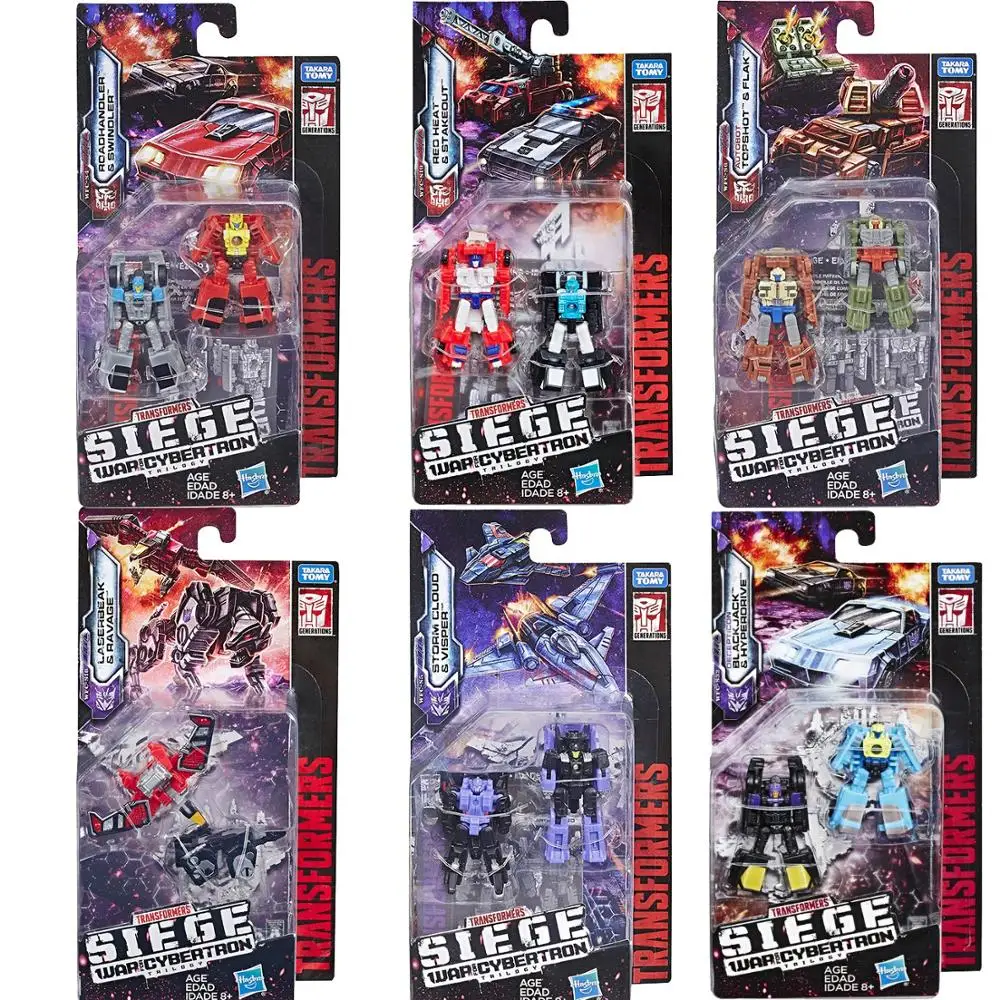 

Transformation Besieged series battle Cybertron micro warrior series mechanical dog fire line Aircraft PVC Figure Model Toys