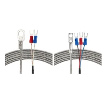 Uxcell Температура Сенсор зонд K Тип/E Тип/Pt100 0,5/1/1,5/3/4/5/10 м кабель 6 мм отверстие Диаметр регулятор температуры с термопарным