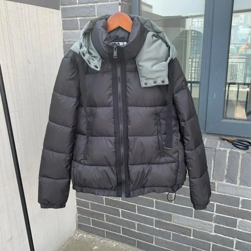 

Qu30 Mixed Colors Women's Thick Cotton-padded Clothes Warm Hooded Cotton Coat