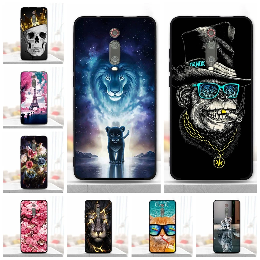 Case For Xiaomi Redmi K20 Mi 9T Case Soft Silicone Phone Back Cover Case For Xiaomi 1