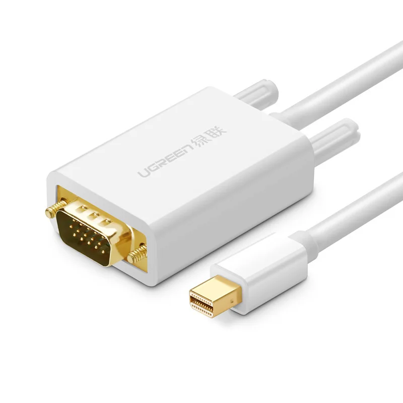 UGREEN Mini DP к VGA адаптер кабель адаптер Thunderbolt головка Apple компьютер MAC соединительный кабель