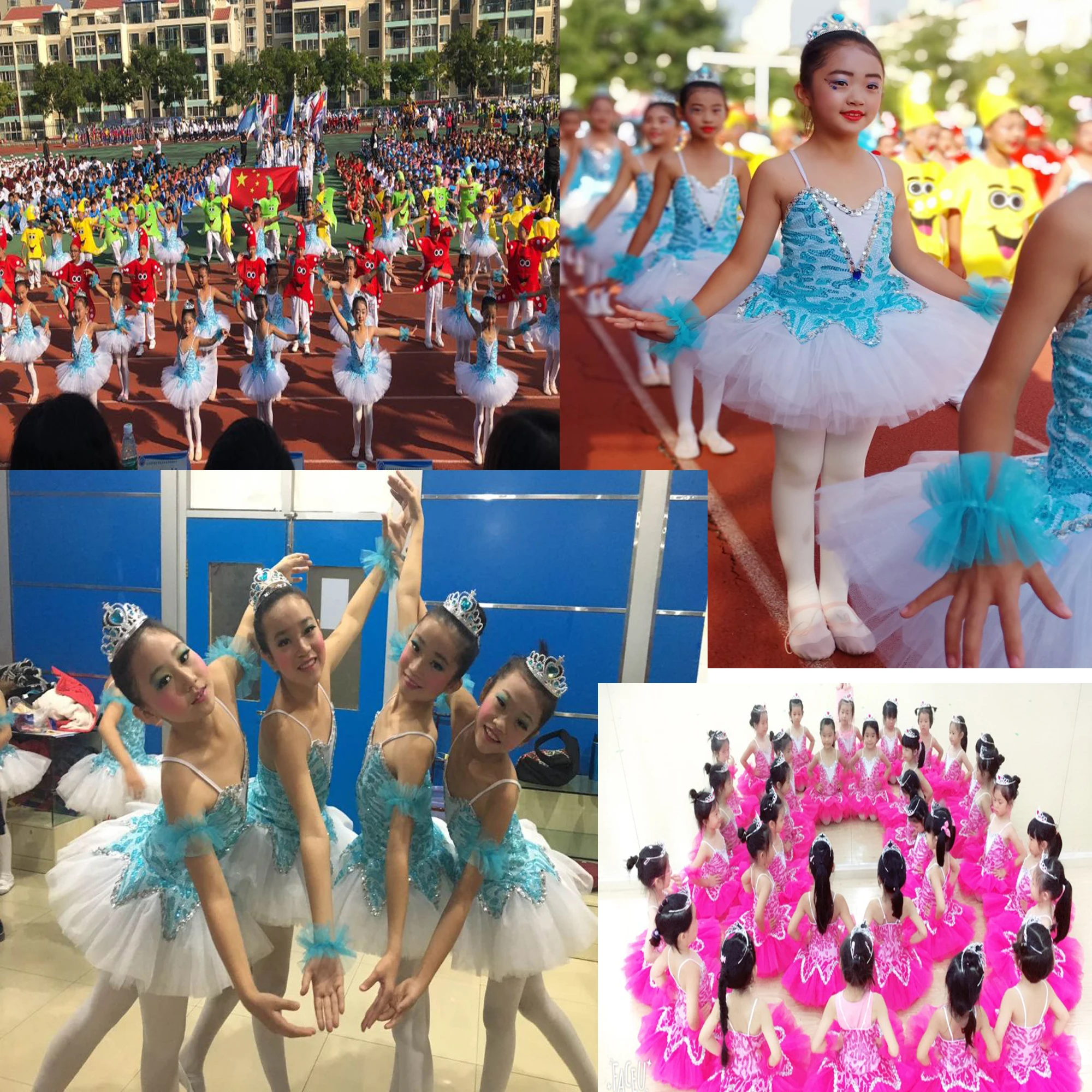 2020 Time-limited Real Gymnastics Gymnastics Leotard Ballet Dress Pinky Dance Tutu Little Swan Lake Cute Barre Costumes 4 Color