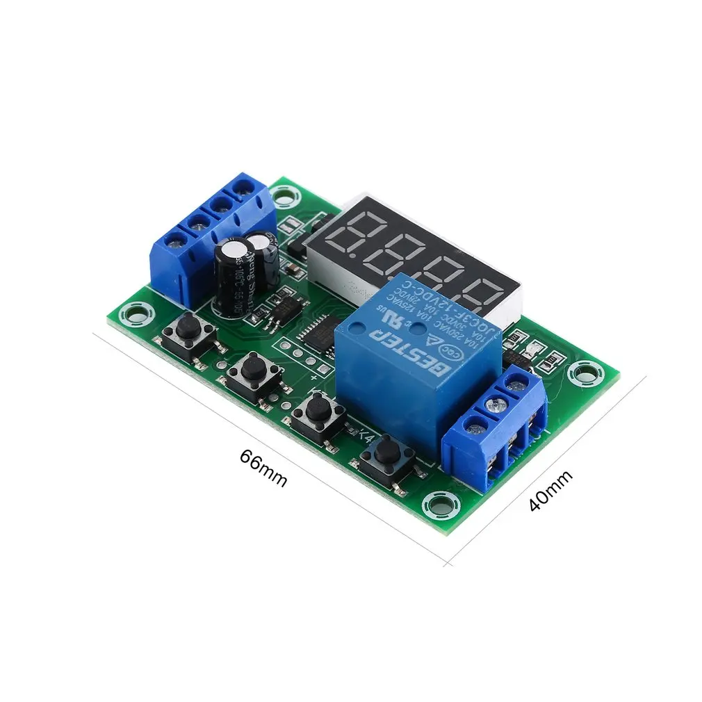 DC 12V 5A регулируемый светодиодный модуль реле выключения питания задержка таймер