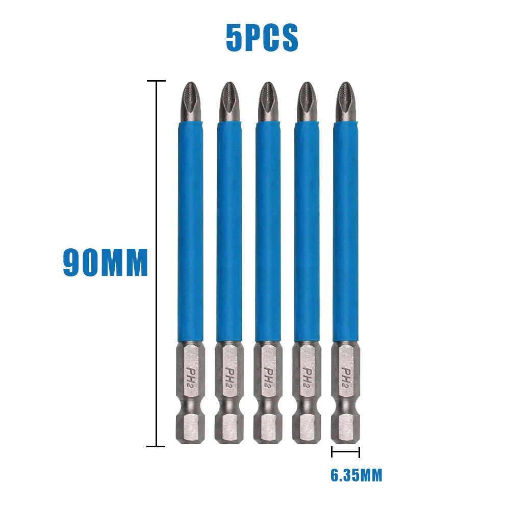 K5 Jeu D'embouts Cruciformes Magnétiques PH2 Antidérapants Pour