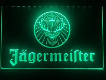 

R061 Jagermeister Deer Head LED Neon Light Sign RGB Multi-Color