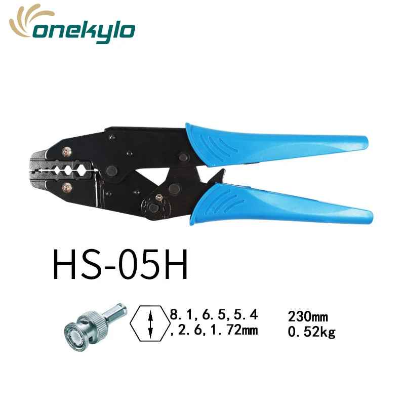 Коаксиальные обжимные щипцы HS 05H RG55 RG58 RG59 62 relden 8279 8281 9231 9141 коаксиальные