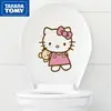 TAKARA TOMY Fashion Cartoon Hello Kitty Girl Heart Home Sticker Waterproof Decoration Personality Cute Self-adhesive