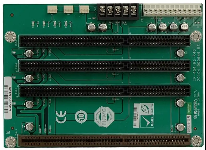 IPC IP-4S3-RS-R40 PCISA Bus слот 3* ISA промышленный пассивный PCISA backplane cpu карта поддерживает на интерфейсе питания