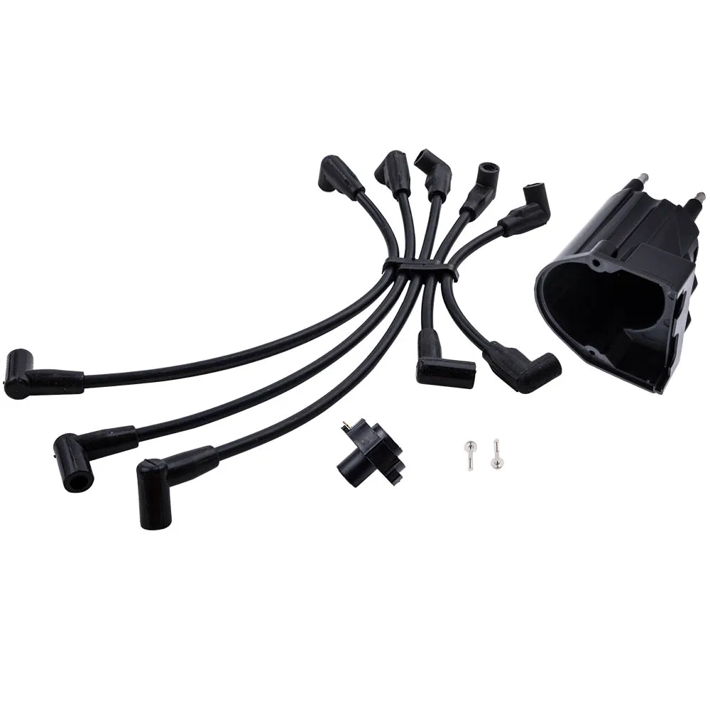 5pcs Spark Plug Wires Ignition For Volvo Penta 3.0 Gl For Mercruiser