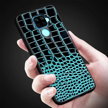 

Crocodile Pattern Genuine Leather Back Cover Phone Case For Samsung Galaxy A3 A5 A7 2017 Mobile Phone Shell
