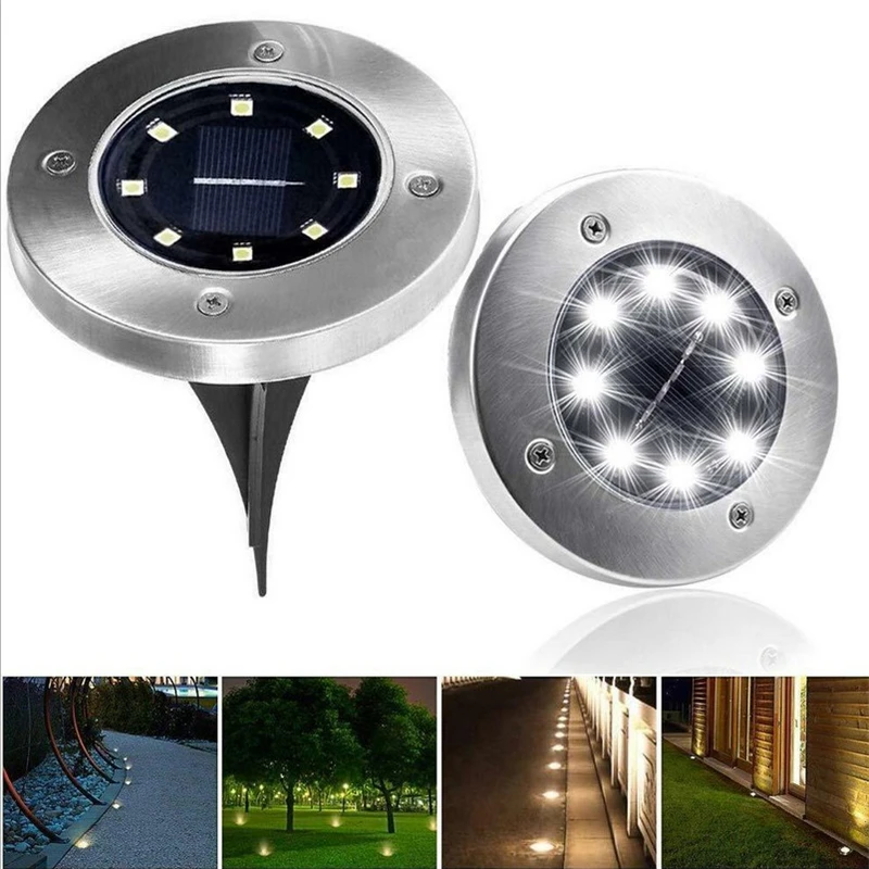 12LED светильник для лестницы на солнечной энергии под заземлением
