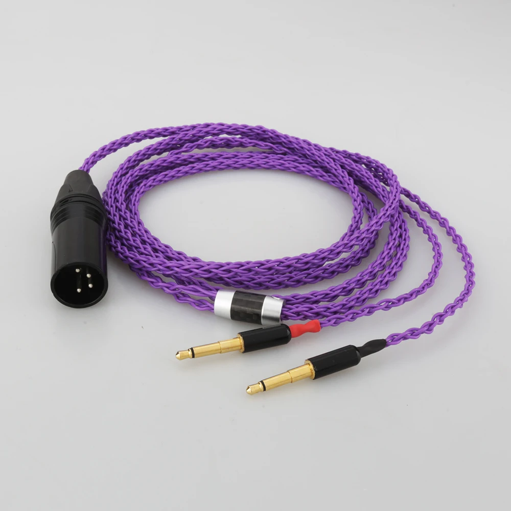High Quality 4Pin XLR Balanced Upgrade Cable for Meze 99 Classics T1P T5P t1 d8000 MDR Z7 D600 D7100 Headphone Handmade