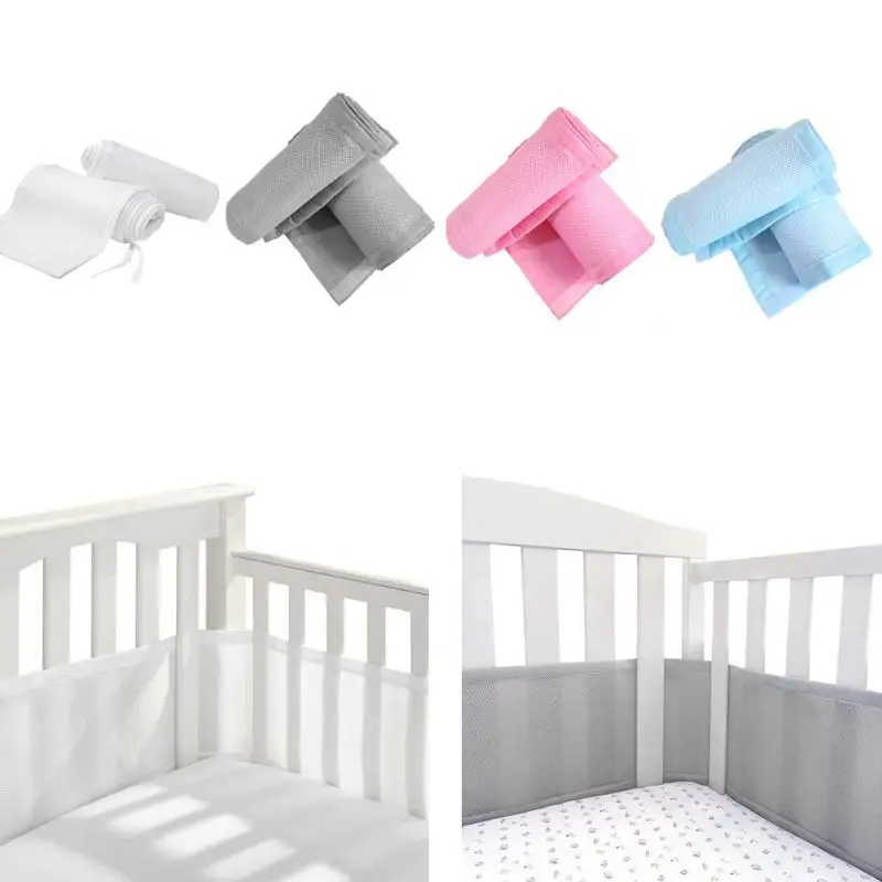 padded mesh crib bumper