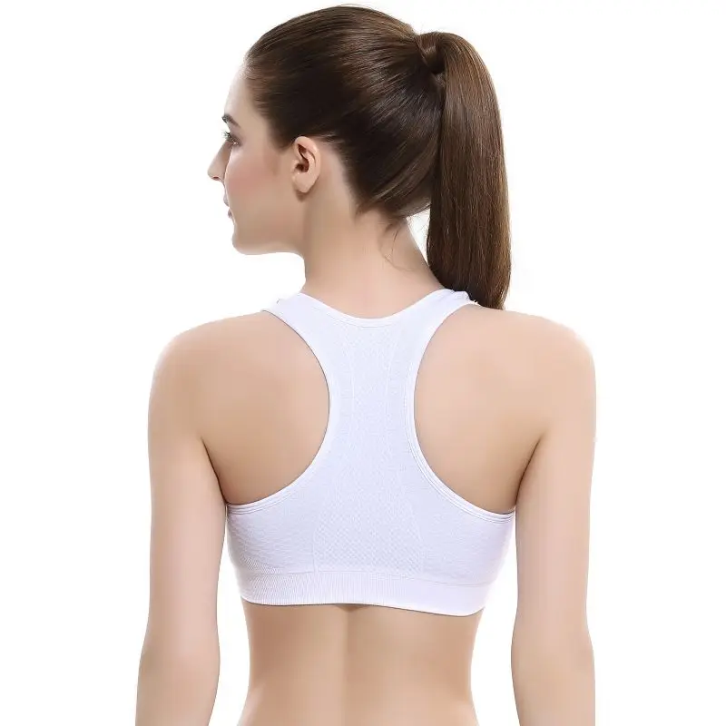 Бюстгальтеры для женщин дышащие мягкие Bralette спортивные, для тренажерного зала беговые Бесшовные Фитнес спящий Спорт лиловый сплошной цвет нижнее белье