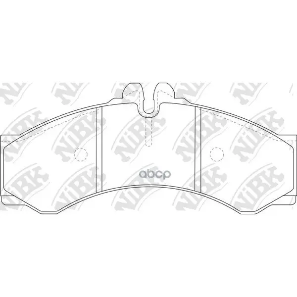 Колодки Тормозные Mercedes Sprinter(901-904) 95-06/Vw Lt 28-46 96-06 Пер./Зад. Nibk Pn0107 NiBK арт. PN0107
