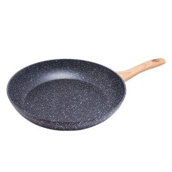 

11 inch Nonstick Frying Pan Dishwasher Safe Skillet For Cooking Professional Nonstick Fry Pan with Wooden Handle