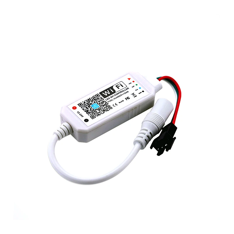 DC12V 24V 5V mini SPI WIFI контроллер magic home полный цвет для WS2811 Светодиодная светильник
