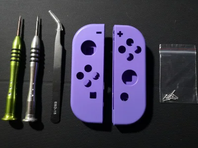 Purple Сменный корпус для nintendo Switch Joy-Con, чехол для пульта ДУ, переключатель NS, левый и правый L R, чехол для джойстика NX Joy Con, чехол для контроллера - Цвет: Purple