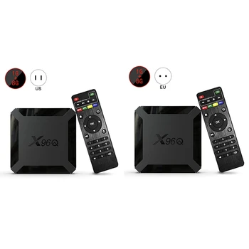 

X96Q Android 10.0 TV Box Allwinner H313 Quad Core 4K Smart Media Player 1GB+8GB for Netflix Youtube Set Top Box