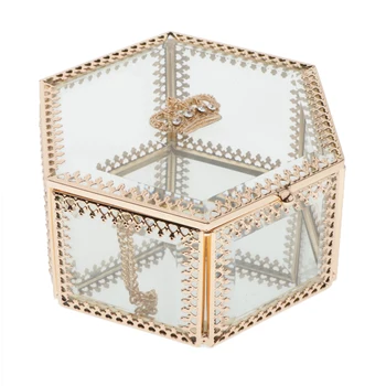 

Crown Makeup Jewellery Organizer Box for Trinket Necklace Watches Girls