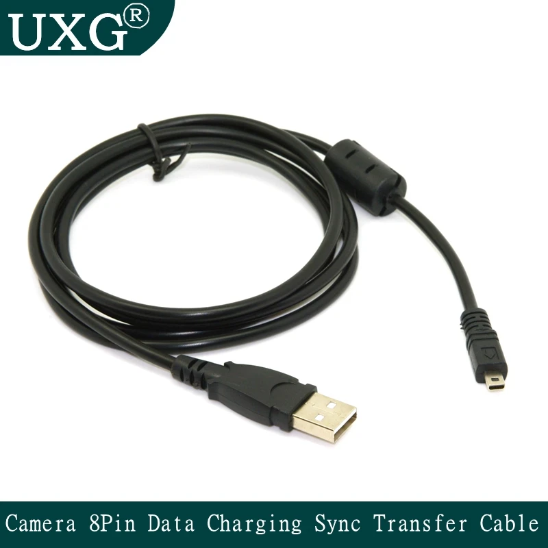 USB-Data-Cable-Camera-Data-Charging-Sync-Transfer-Cables-Cord-Wire-8pin ...
