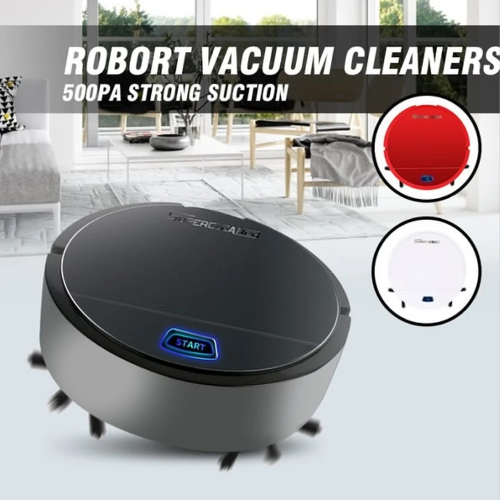 

Gift Home Rechargeable Auto Electric Dust Anti-fall USB Floor Dirt Office Toy Sweeping Robot Hair Powerful Vacuum Cleaner